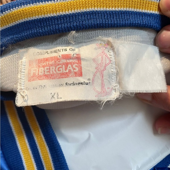 Vintage 80s Swingster Men's NFL St Louis Rams Satin Bomber Jacket sz XL - Picture 4 of 4